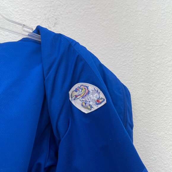 Adidas Scorch Clima Proof Kansas University Jayhawks Windbreaker Jacket Mens XS - Picture 8 of 10